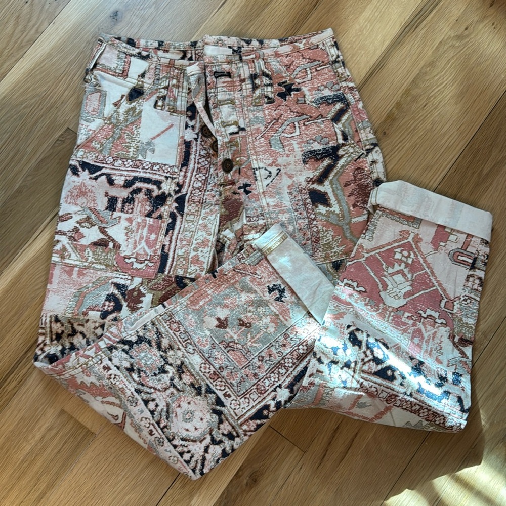 Anthropologie Printed Chinos